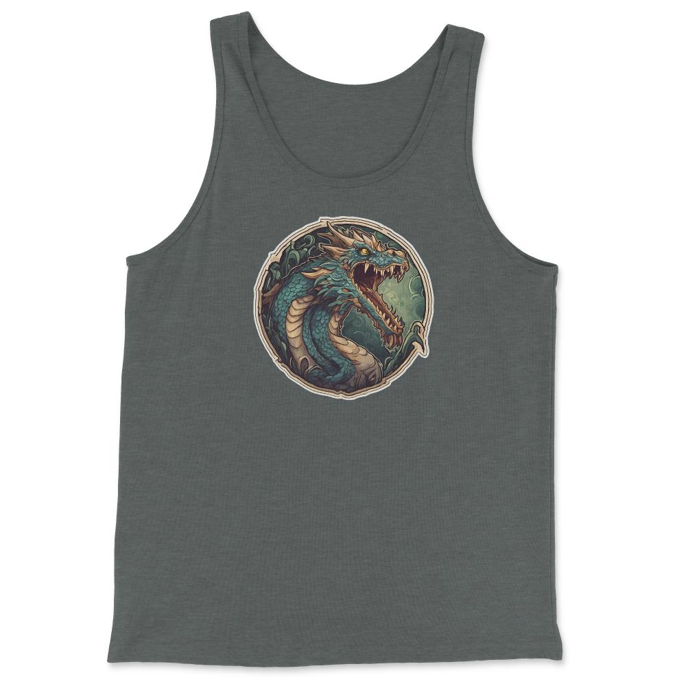 Dragon_1 Tank Top - Dark Grey Heather