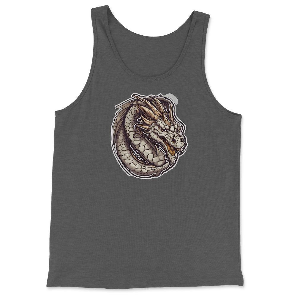 Dragon_2 Tank Top - Charcoal Triblend