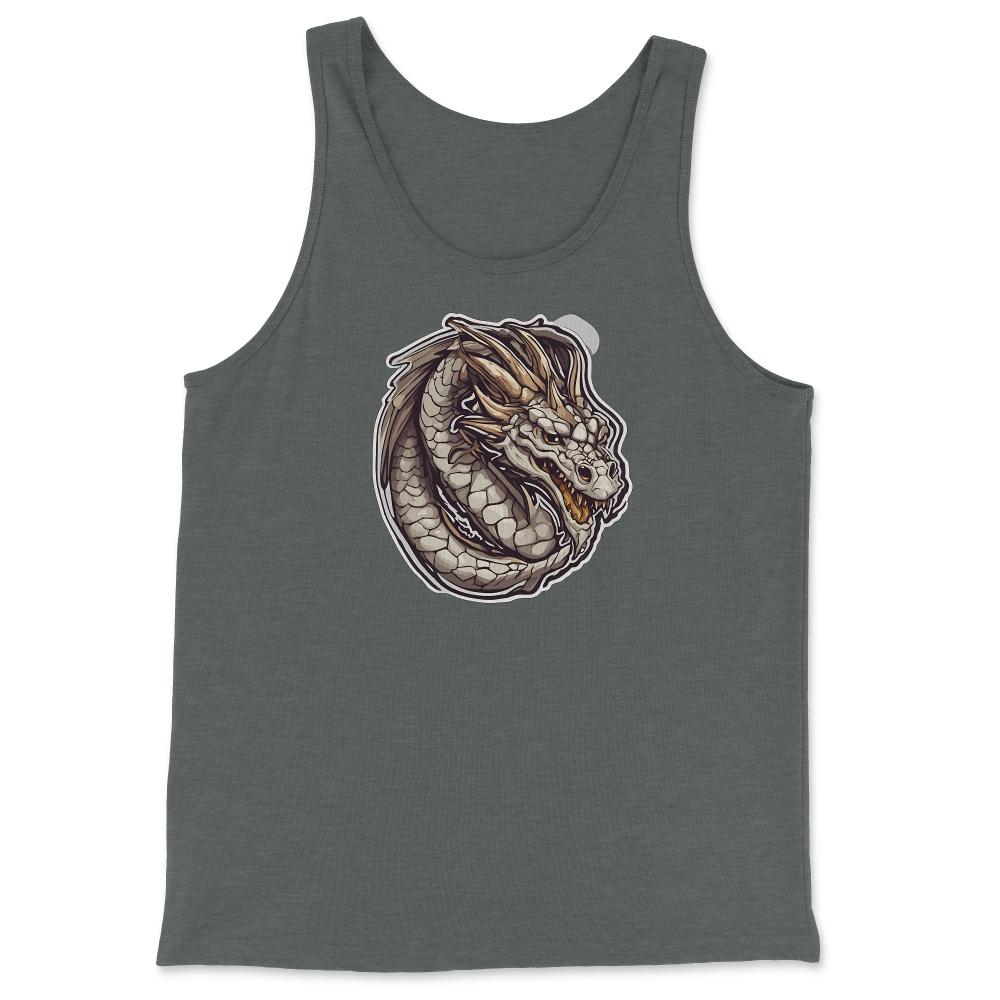 Dragon_2 Tank Top - Dark Grey Heather