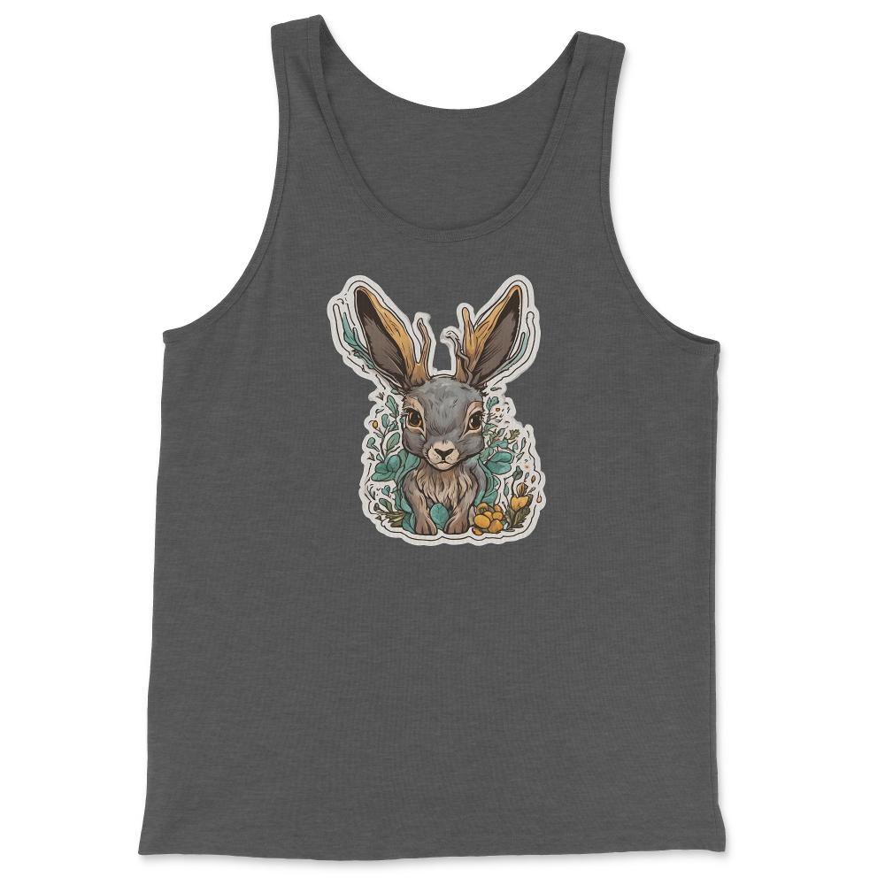 Jackalope Tank Top - Charcoal Triblend